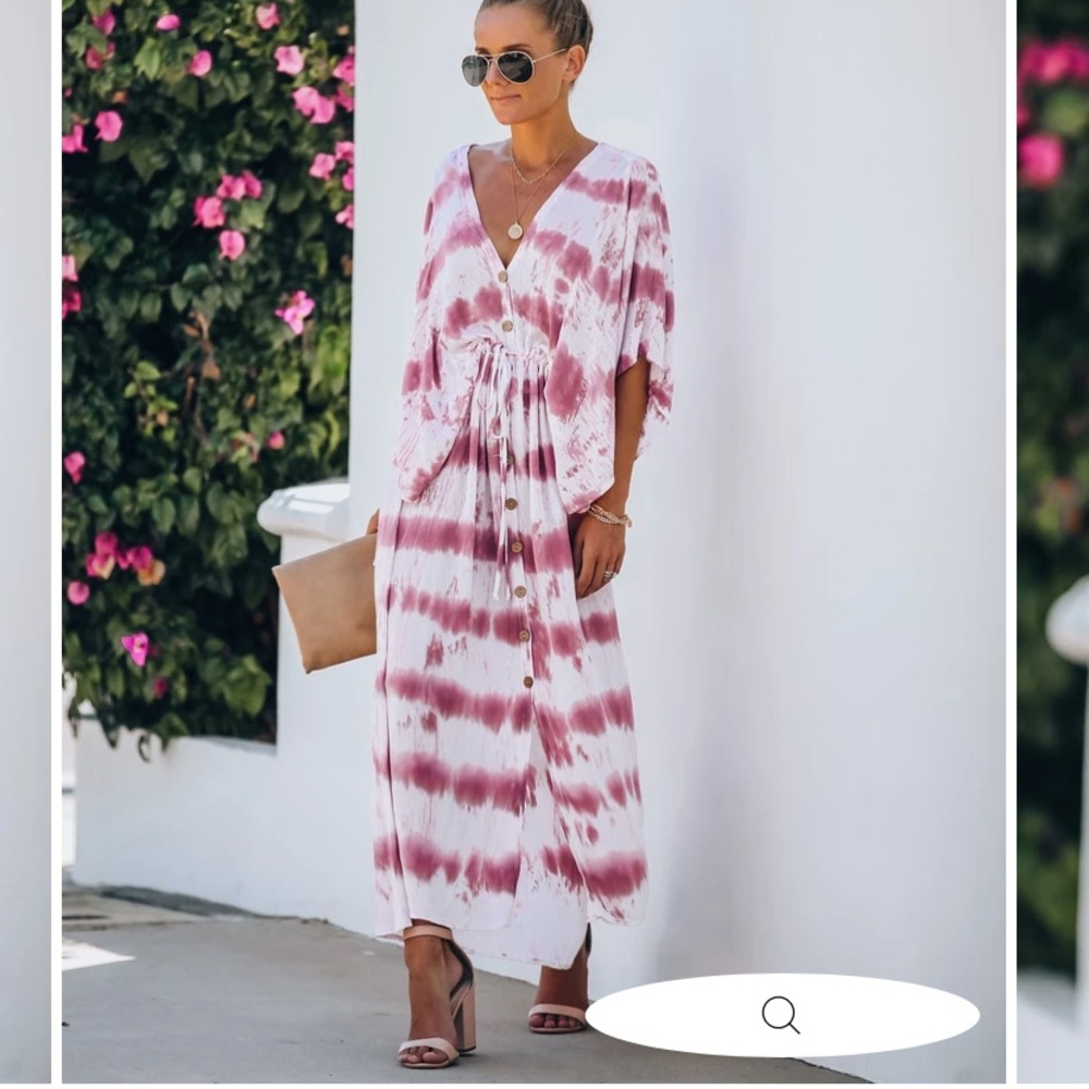 Vici kimono maxi dress